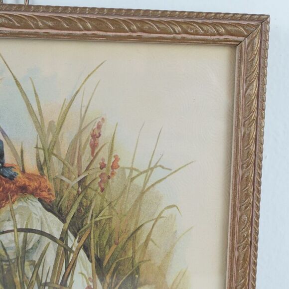 Vintage Harriet M. Bennett Child By The Pond Wall Framed Print - Picture 3 of 10